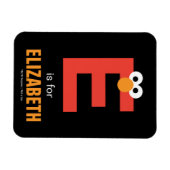 Sesame Street | E steht für Elmo Magnet (Horizontal)