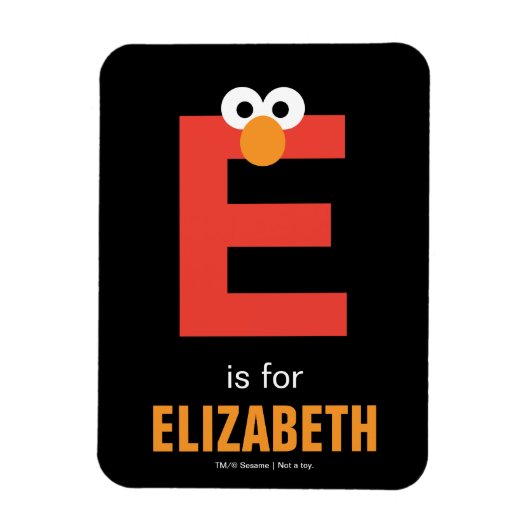 Sesame Street | E steht für Elmo Magnet (Vertikal)