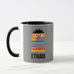 Sesame Street E steht für Ernie Tasse