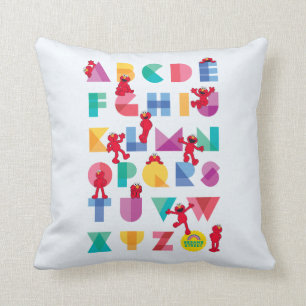 Sesame Street Elmo Alphabet Kissen