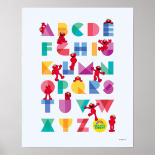 Sesame Street   Elmo Alphabet Poster