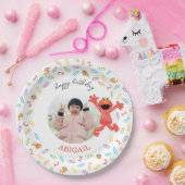 Sesame Street Elmo | Birthday Crayon Pappteller (Party)