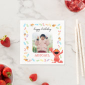 Sesame Street Elmo | Birthday Crayon Serviette (Beispiel)