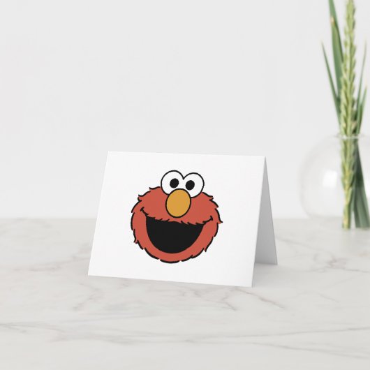 Sesame Street | Elmo Birthday Thank You Card Dankeskarte (Vorderseite)