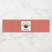 Sesame Street | Elmo Birthday Water Bottle Label Wasserflaschenetikett (Einzelnes Label)