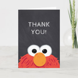Sesame Street Elmo Chalkboard Geburtstag Dankeskarte