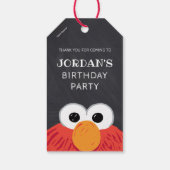 Sesame Street Elmo Chalkboard Geburtstag Geschenkanhänger (Rückseite)
