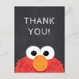 Sesame Street Elmo Chalkboard Geburtstag Postkarte