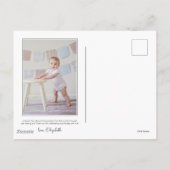 Sesame Street Elmo Chalkboard Geburtstag Postkarte (Rückseite)