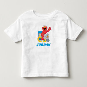 Sesame Street Elmo Chugga Chugga Zwei Zwei Geburts Kleinkind T-shirt