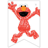 Sesame Street Elmo | Crayon Birthday Wimpelkette (Erste Fahne)