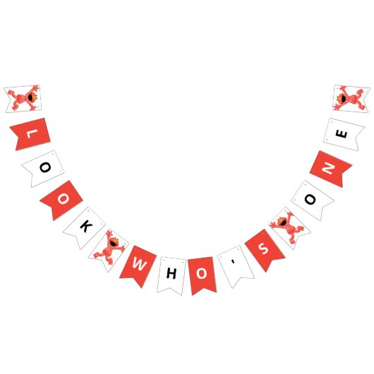 Sesame Street Elmo | Crayon Birthday Wimpelkette (Alle)