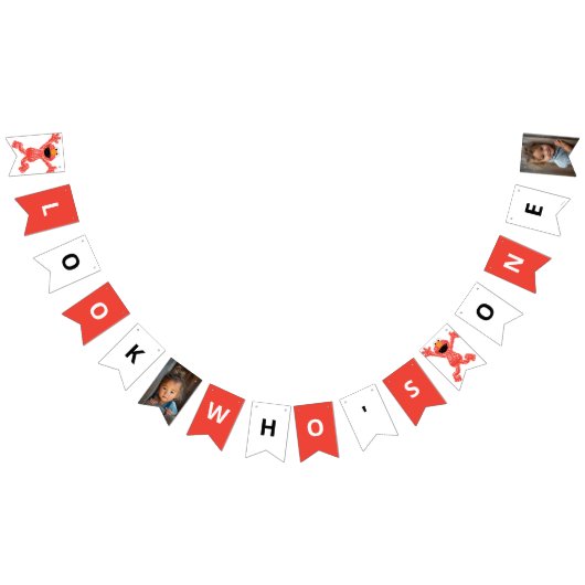 Sesame Street Elmo | Crayon Birthday Wimpelkette (Alle)