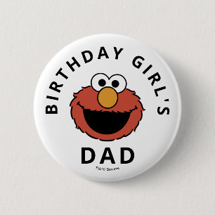 Sesame Street Elmo - Erster Geburtstag-Button Button
