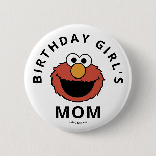 Sesame Street Elmo - Erster Geburtstag-Button Button
