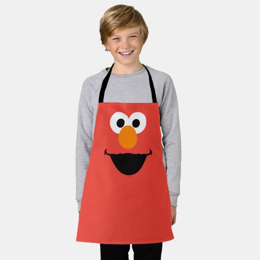 Sesame Street Elmo Face Schürze (Getragen)