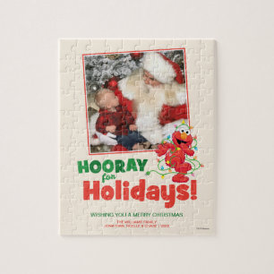Sesame Street   Elmo Feiertag mit Foto Puzzle