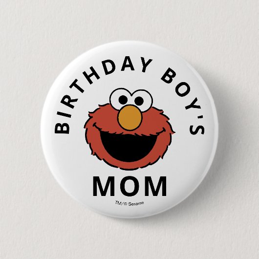 Sesame Street | Elmo - First Birthday Button (Vorderseite)