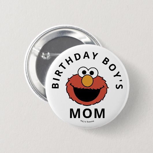 Sesame Street | Elmo - First Birthday Button (Vorne & Hinten)