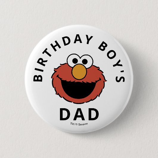 Sesame Street | Elmo - First Birthday Button (Vorderseite)