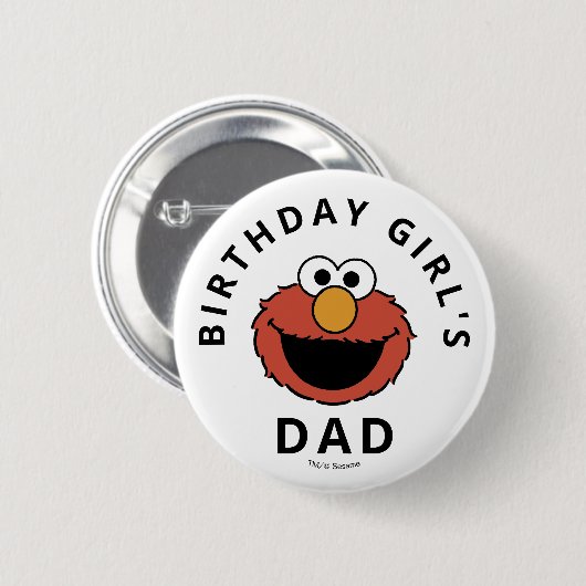 Sesame Street | Elmo - First Birthday Button (Vorne & Hinten)