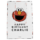 Sesame Street | Elmo - First Birthday Medium Gift  Mittlere Geschenktüte (Rückseite)
