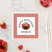 Sesame Street | Elmo - First Birthday Napkins Serviette (Beispiel)