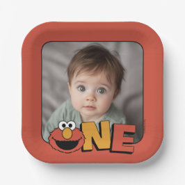 Sesame Street | Elmo - First Birthday Paper Plates Pappteller