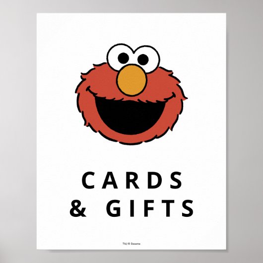Sesame Street | Elmo - First Birthday Poster (Vorne)