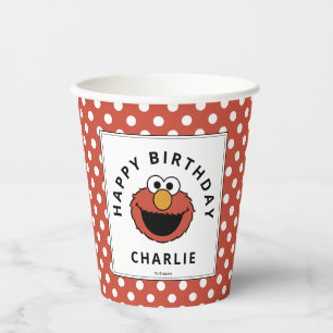 Sesame Street Elmo Geburtstag Papierbecher