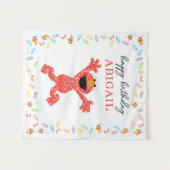 Sesame Street Elmo | Geburtstags-Buntstift Wandteppich (Vorderseite (Horizontal))