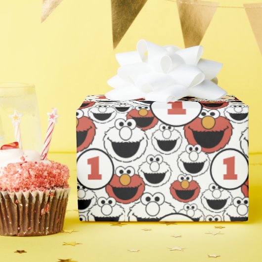 Sesame Street | Elmo-Geschenkpapier Geschenkpapier (Geburtstagsparty)