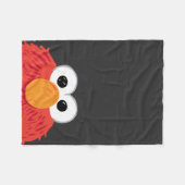 Sesame Street | Elmo großes Gesicht Fleecedecke (Vorderseite (Horizontal))