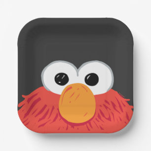 Sesame Street Elmo großes Gesicht Pappteller