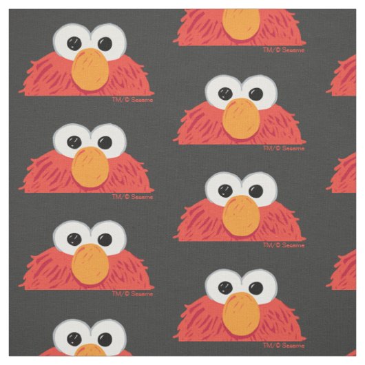 Sesame Street | Elmo großes Gesicht Stoff (Muster)