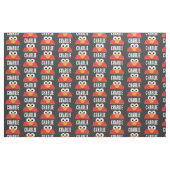 Sesame Street | Elmo großes Gesicht Stoff (Fat Quarter (45,7 x 55,9 cm))