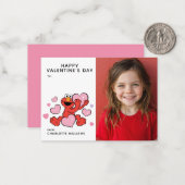 Sesame Street | Elmo Heart Photo Mitteilungskarte (Vorderseite/Rückseite Beispiel)
