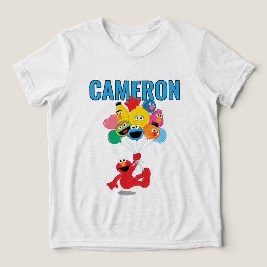 Sesame Street | Elmo & Pals Birthday Tri-Blend Shirt (Design Vorderseite)