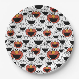 Sesame Street Elmo - Pappteller zum ersten Gebur