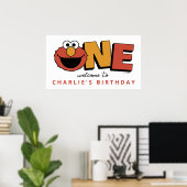 Sesame Street | Elmo - Poster zum ersten Geburtsta (Heimbüro)