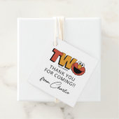 Sesame Street | Elmo - Second Birthday Favor Tags Geschenkanhänger (Beispiel)