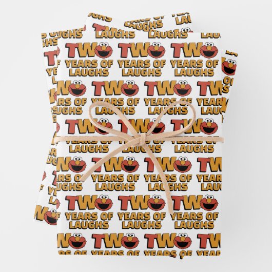 Sesame Street | Elmo - Second Birthday Geschenkpapier Set (Beispiel)