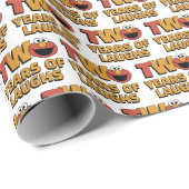 Sesame Street | Elmo - Second Birthday Wrapping Pa Geschenkpapier (Rolleneckpunkt)