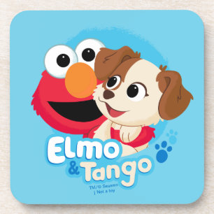 Sesame Street   Elmo & Tango Abzeichen Getränkeuntersetzer