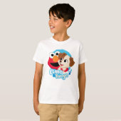Sesame Street | Elmo & Tango Abzeichen T-Shirt (Vorne ganz)