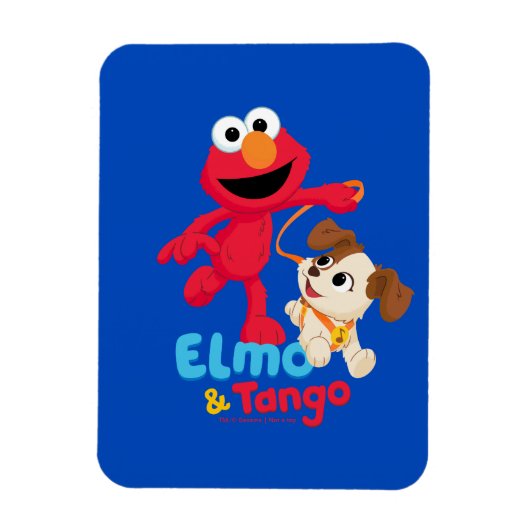 Sesame Street | Elmo & Tango laufen Magnet (Vertikal)