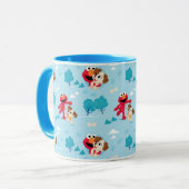 Sesame Street | Elmo & Tango Muster Tasse (Vorderseite Links)