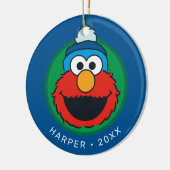 Sesame Street Elmo Winter Elmo Beanie Keramik Ornament (Links)