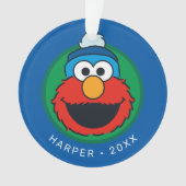 Sesame Street Elmo Winter Elmo Mütze Ornament (Vorderseite)