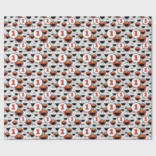 Sesame Street | Elmo Wrapping Paper Geschenkpapier (Flach)